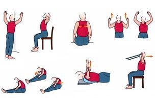 physical exercise for chest osteochondrosis